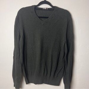 Gap sweater cotton cashmere v-neck large